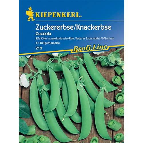 1 szt, Zuckererbse Zuccola - Samen: Ilość w opakowaniu: 1 Stück