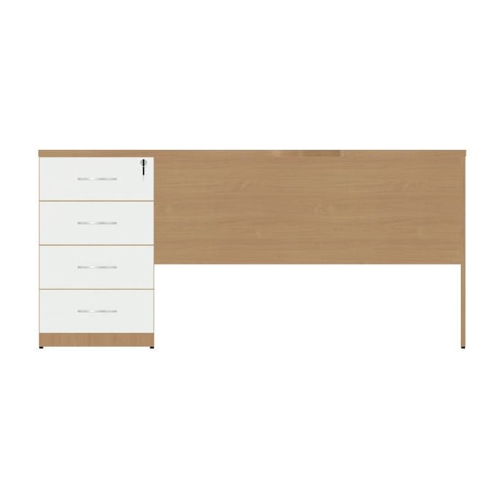 HEBE BP29/8 Biurko szafkowe lewe 158,5/80x110/74h