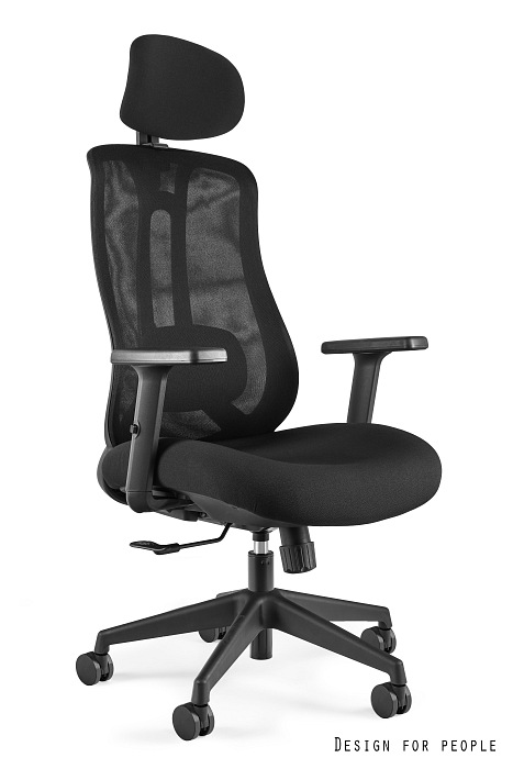 Krzesło ergonomiczne Vista, regulowane zgodne z BHP, Unique