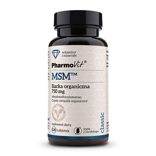 Pharmovit msm siarka organiczna 750 mg, 120 tabletek