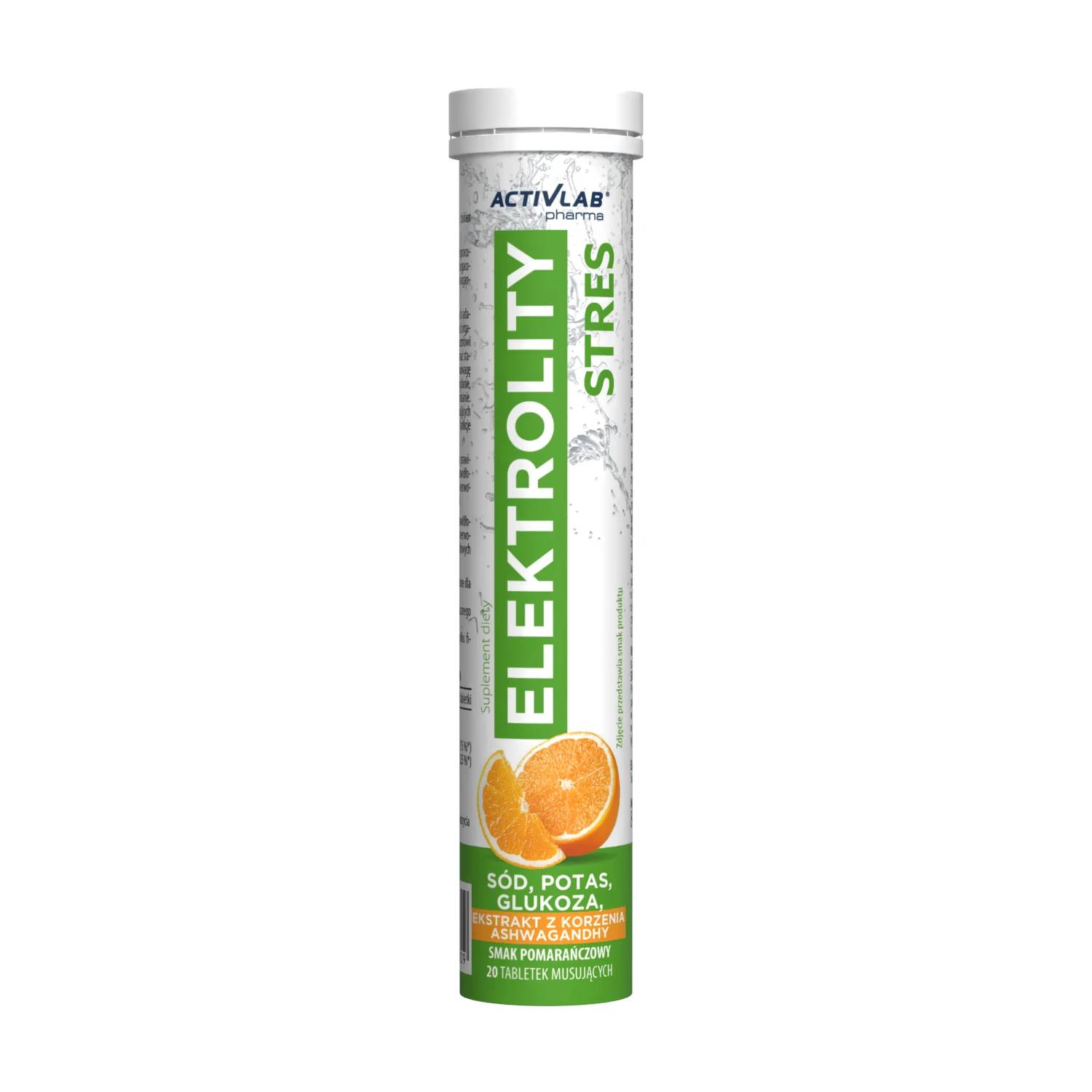 Activlab elektrolity stres, 20 tabletek musujących