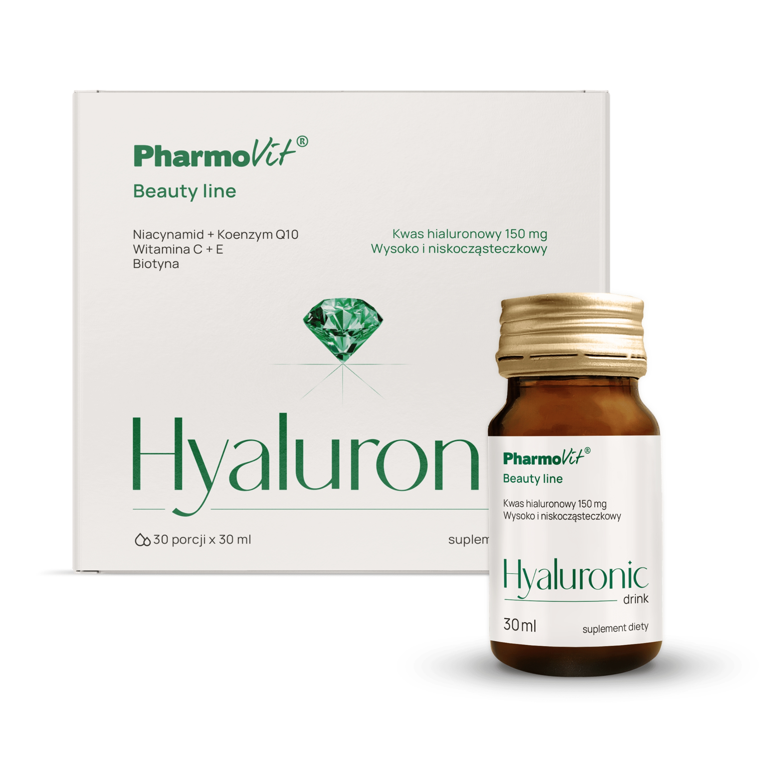 Pharmovit - hyaluronic drink beauty line, 30 sztuk x 30 ml