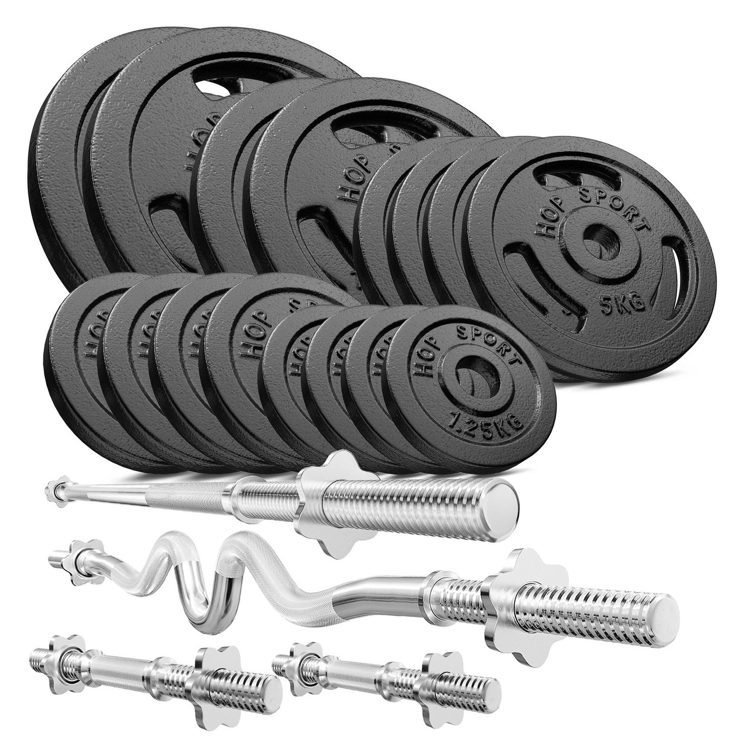 Zestaw obciążeń żeliwnych Strong 120kg