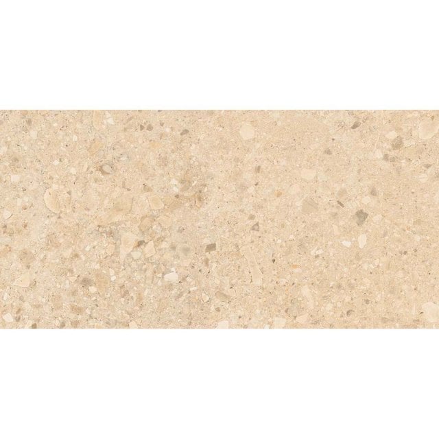 Gres szkliwiony TERRAZZO STONE warm beige mat 59,8x119,8 gat. II