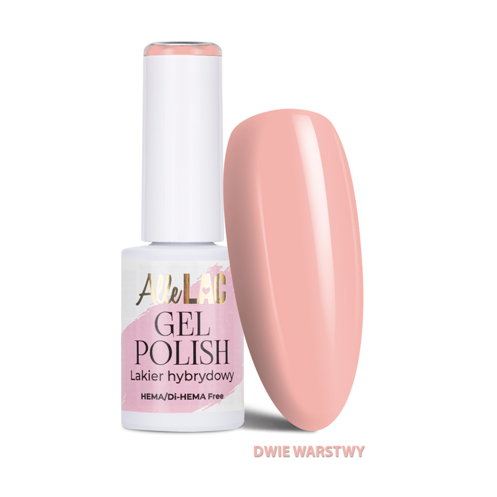 Lakier hybrydowy LED/UV Gel Polish Nudes N29 Ballet Pink AlleLac HEMA/Di-HEMA Free 6g
