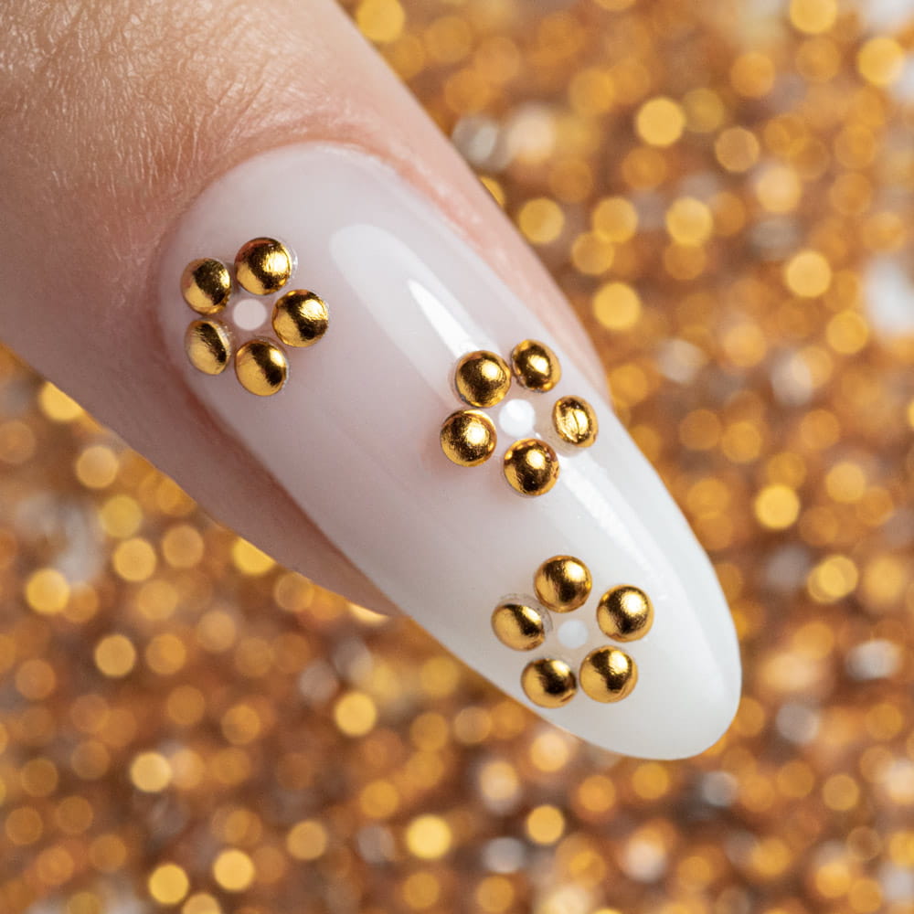 ShinePins gładkie ćwieki błyskotki ozdoby do paznokci mini NTN Premium Nr 8 5g
