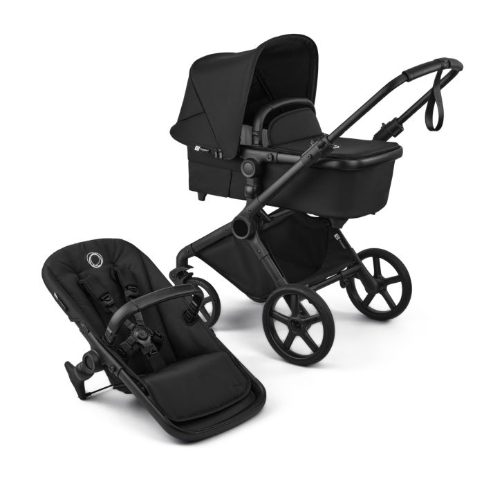 Bugaboo Cub - wózek głęboko-spacerowy 2w1-Heritage Black