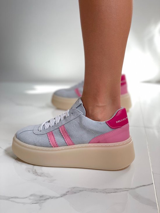 Sneakers SN41 - 14P Niebieski / Róż / Mleczny