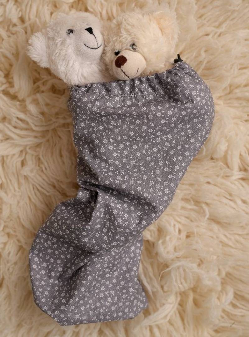 Worek do prania i przechowywania Kinder Hop Meadow Grey, 45x25 cm