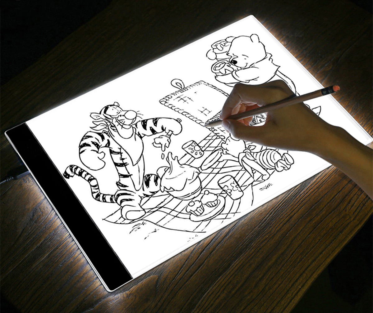 Deska kreślarska A4 podświetlana tablet AG633E - Henryx24