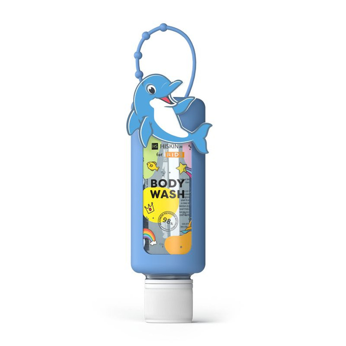 HISKIN KIDS Żel do mycia ciała - Delfin, travel size, 75 ml