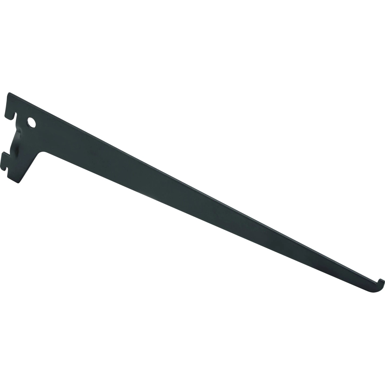 Wspornik do półki 30 cm czarny Garderoba Metalowa
