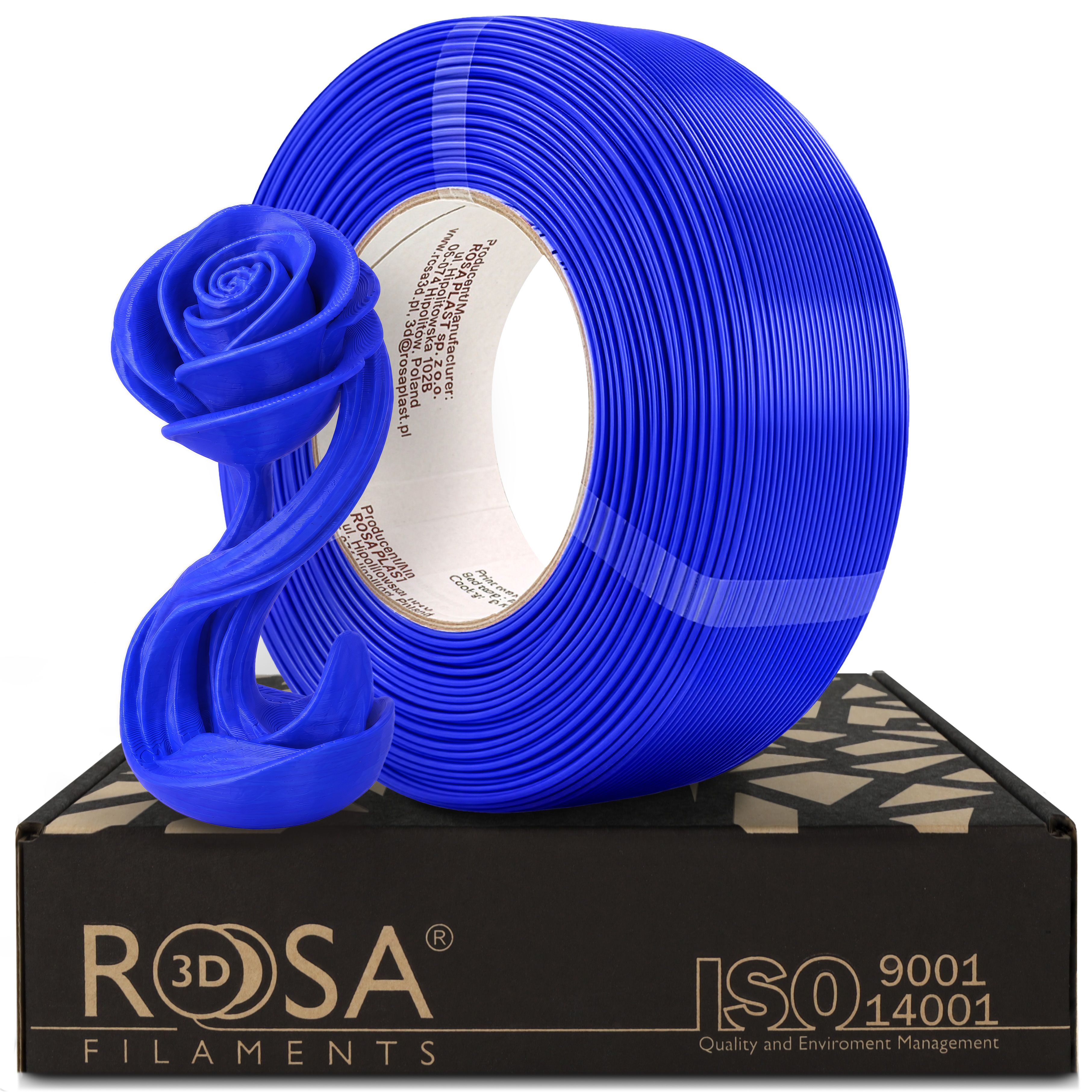 FILAMENT 3D ReFill PLA Starter Dark Blue (Refill 1kg / 1.75mm)