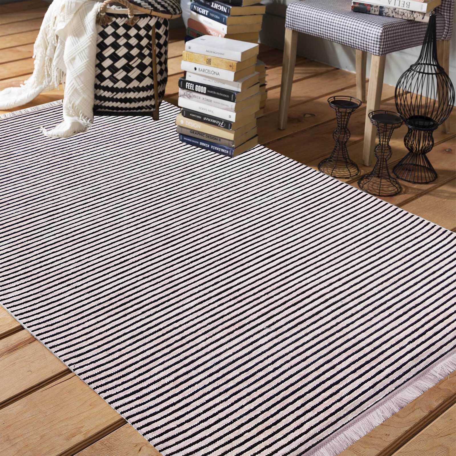 Dywan nowoczesny Magnetic 01 -różowy
