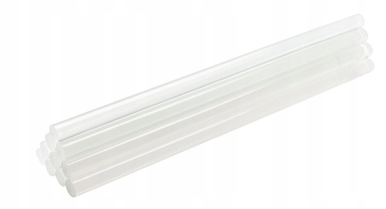 HOGERT WKŁADY KLEJOWE 250 MM, ŚR.11,2MM 12SZT BIAŁE