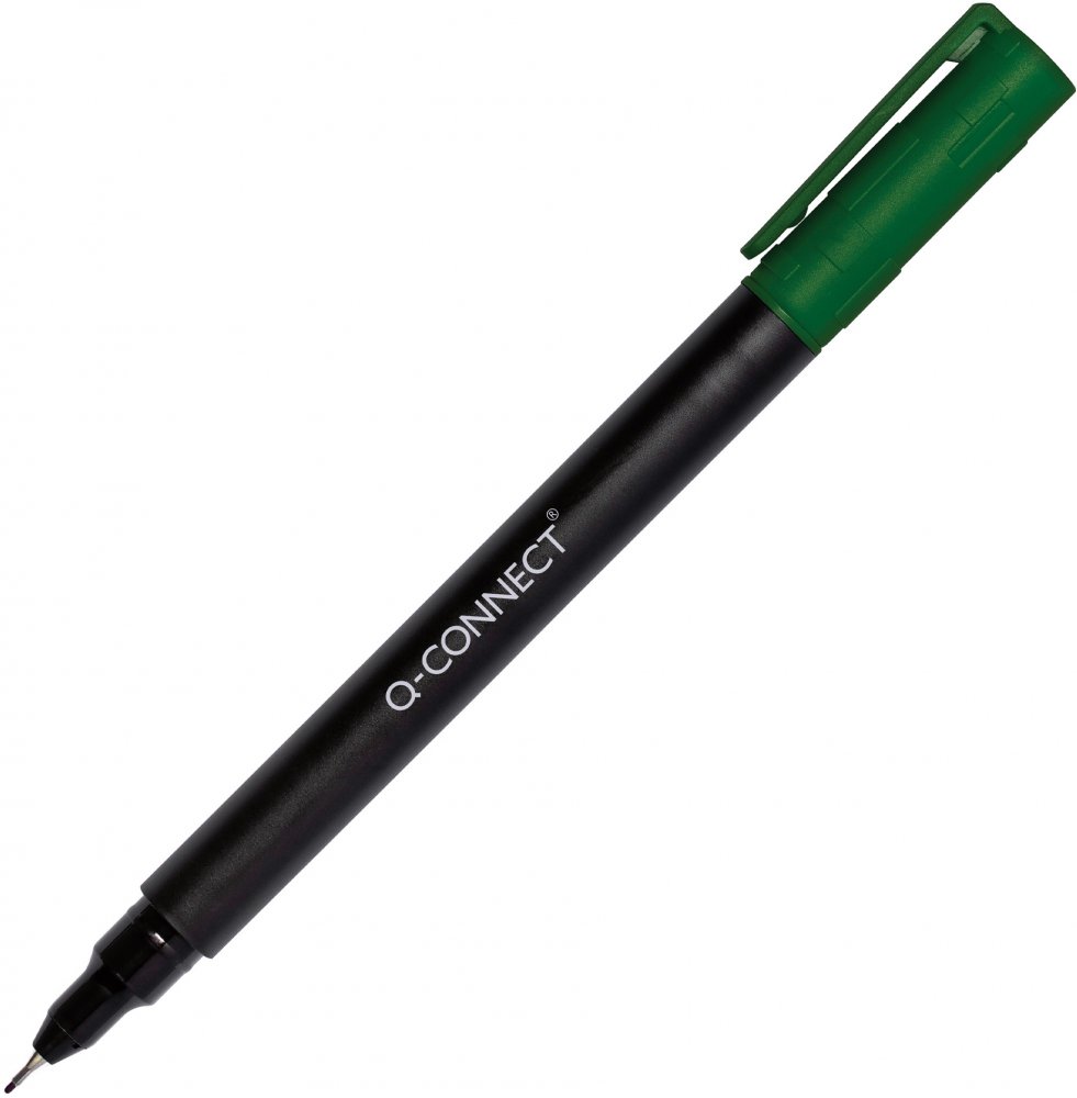 Q-connect marker do płyt CD/DVD 0,4 mm (S), zielony