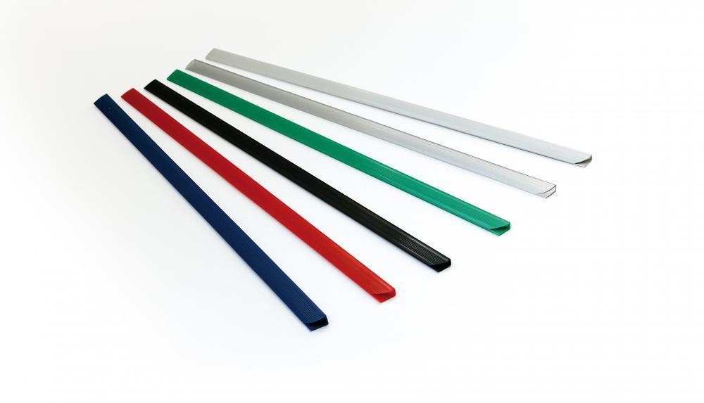 Argo listwa wsuwana 4 mm do 25 kartek, 50 szt. czarna