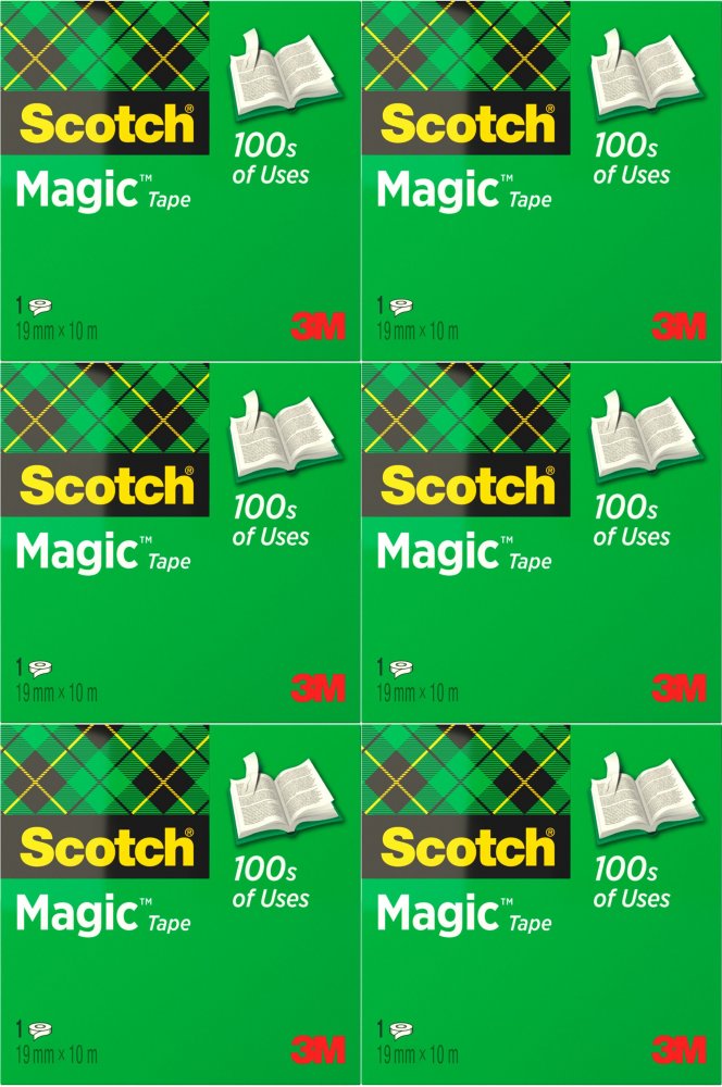 Taśma klejąca Scotch Magic 810 19mm x 10m matowa przezroczysta
