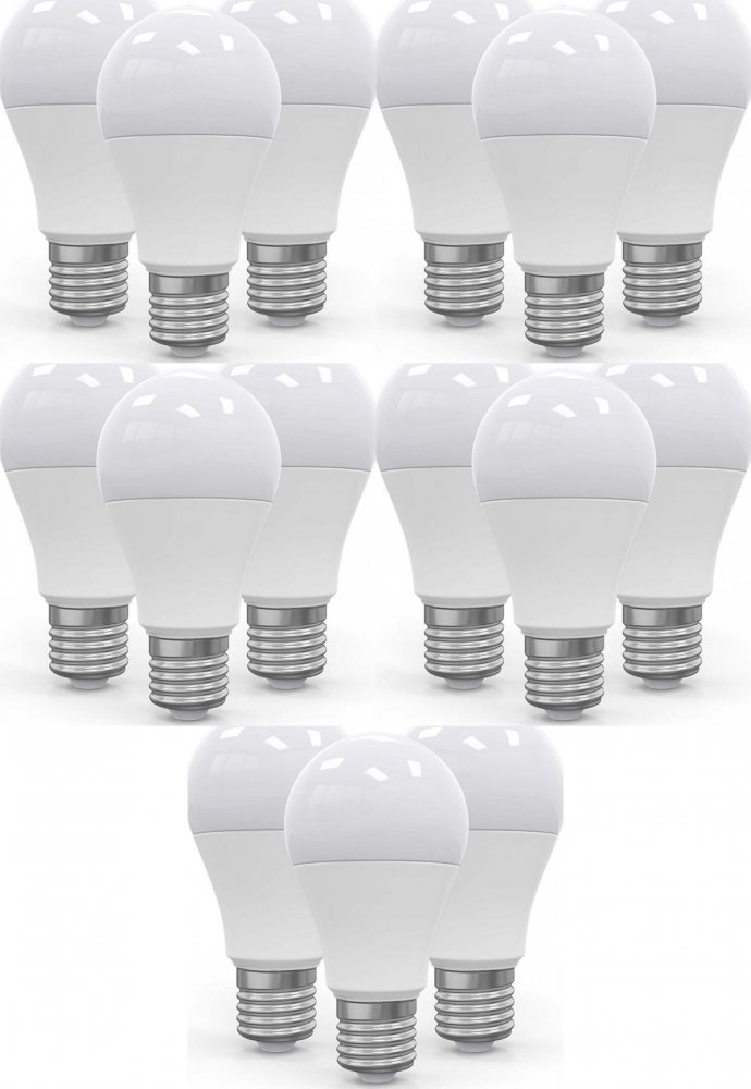 Omega Żarówka LED 12W E27 Bulb Eco ciepła biała, 3 szt.