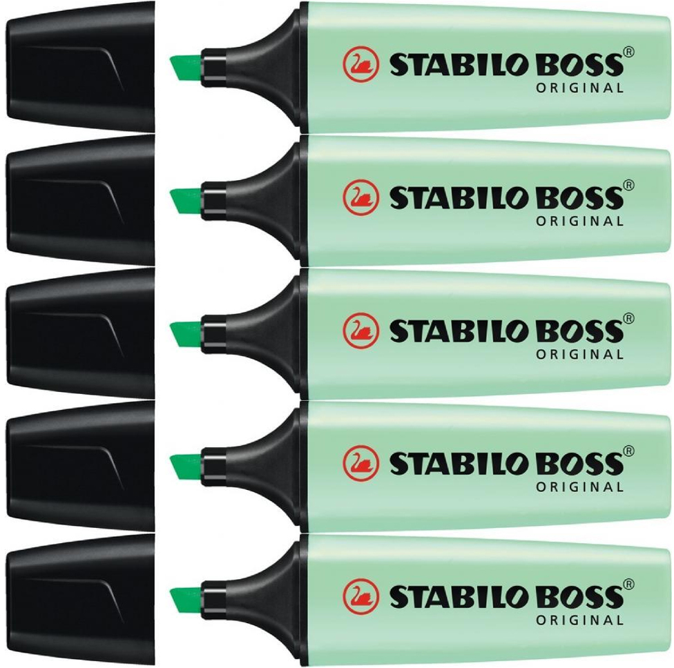 Stabilo Boss Original 70/116 zakreślacz ścięty pastelowy zielony