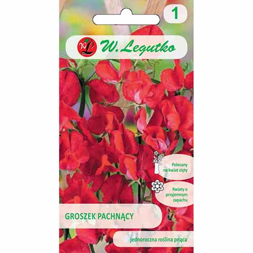 1 pac, Lathyrus odoratus (Sângele voinicului) roșu - Semințe: Mod de ambalare: 3 g