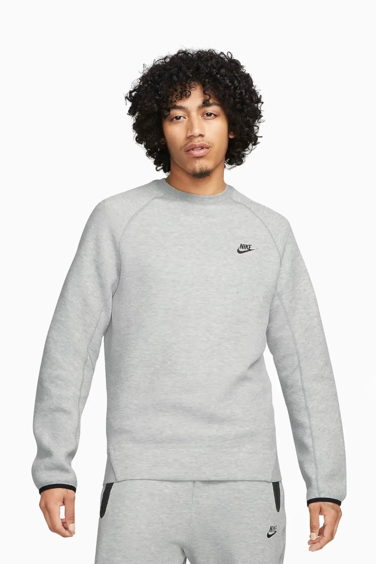 Bluza Nike Sportswear Tech Fleece Crew - Szary