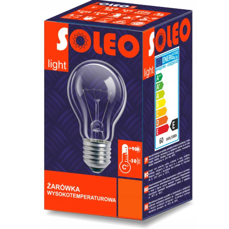 Żarówka Wysokotemperaturowa Soleo E27 200W 2700K Ciepła Biała
