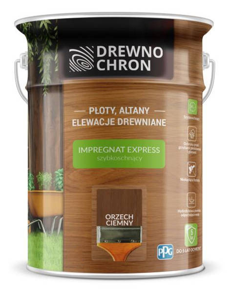Impregnat Drewnochron Express 4,5L Orzech ciemny