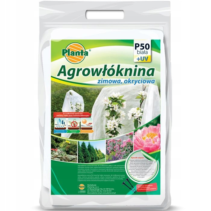 Agrowłóknina zimowa P 50 2,10x10m biała