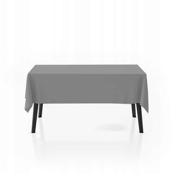 Obrus plamoodporny na stół bankietowy 280x170cm jasny szary