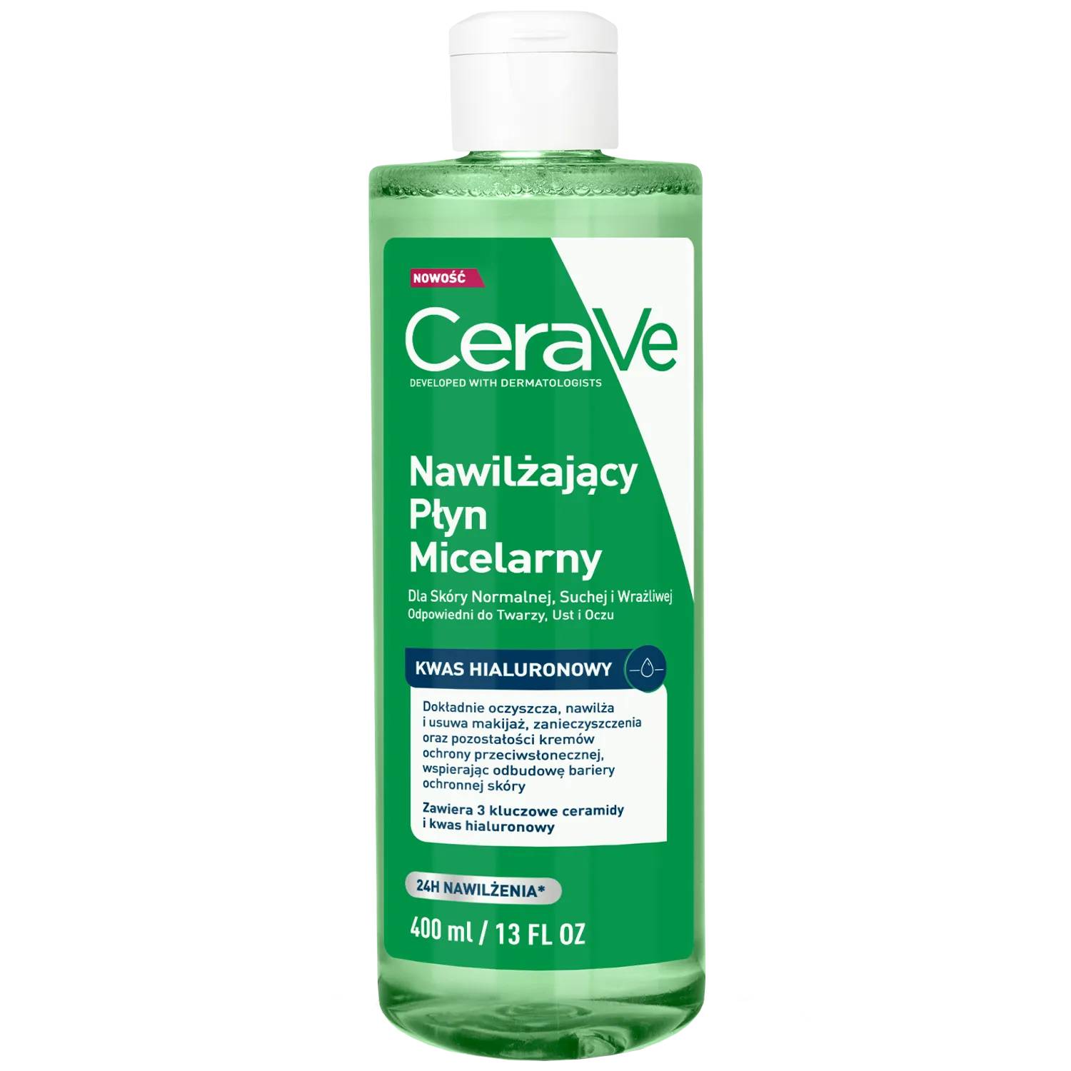 Cerave - nawilżający płyn micelarny, 400 ml