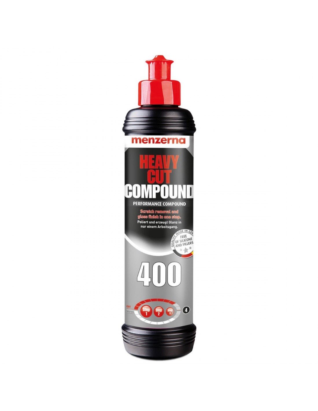 Menzerna Heavy Cut Compound 400 - mocno ścierna pasta polerska 250ml