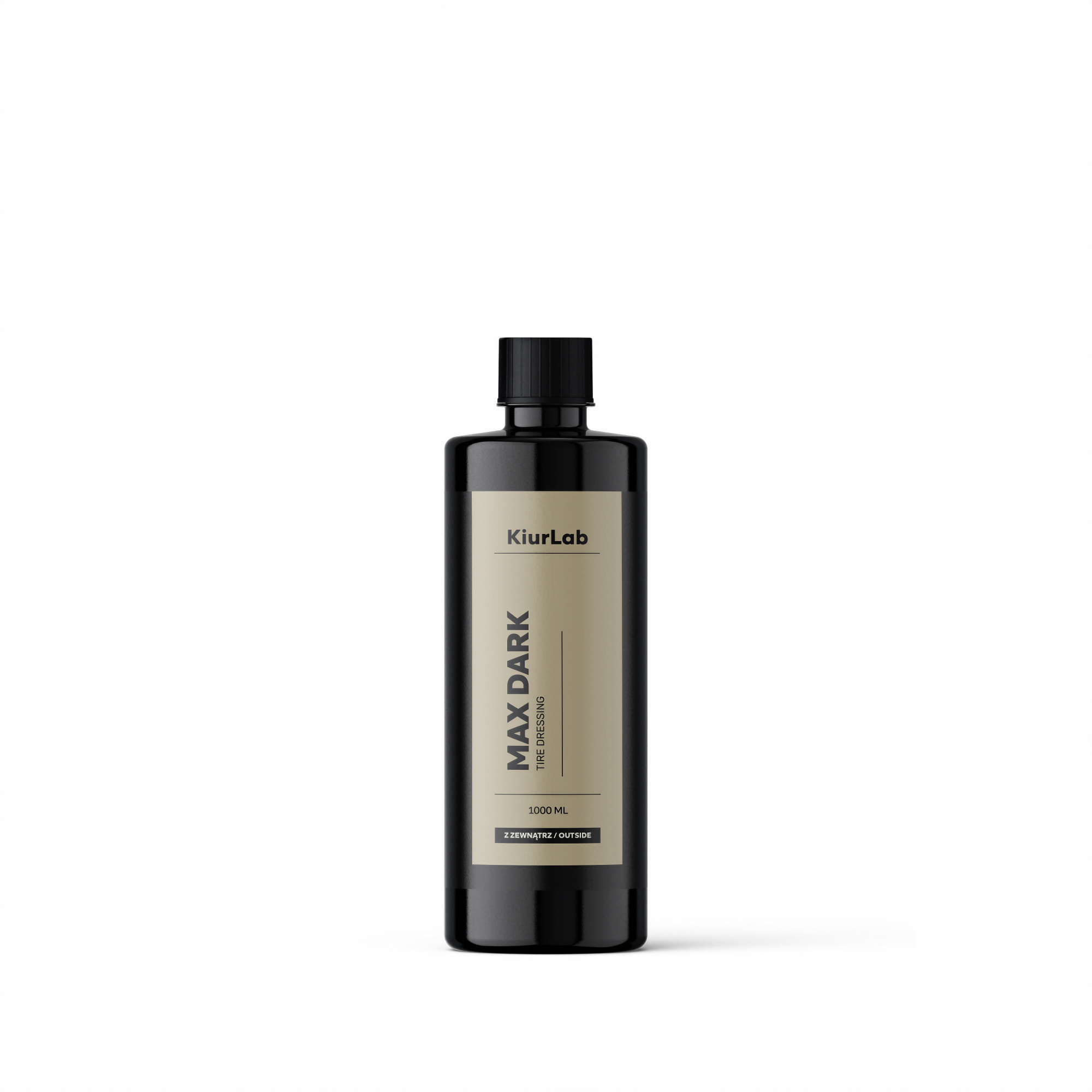 Kiurlab Max Dark 1L - dressing do opon, satynowe wykończenie