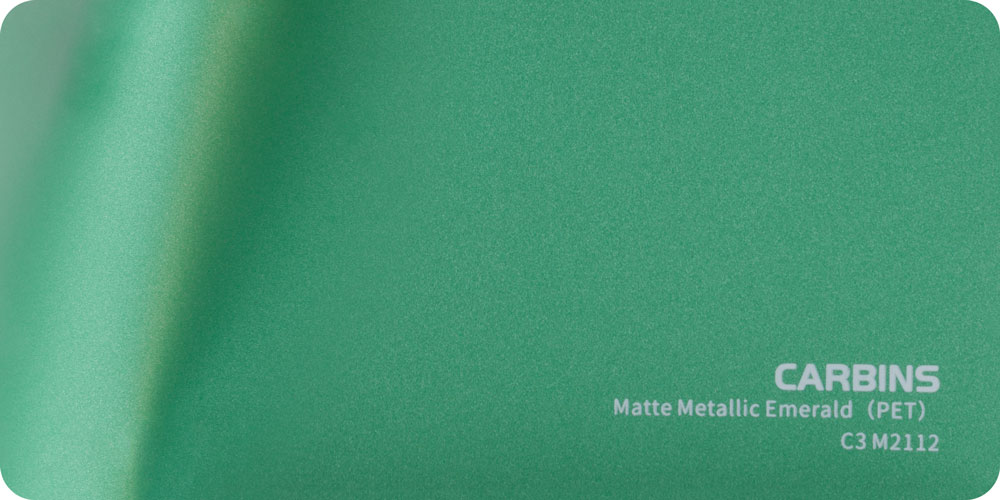 Carbins C3 M2112 PET Matte Metallic Emerald - folia do zmiany koloru samochodu