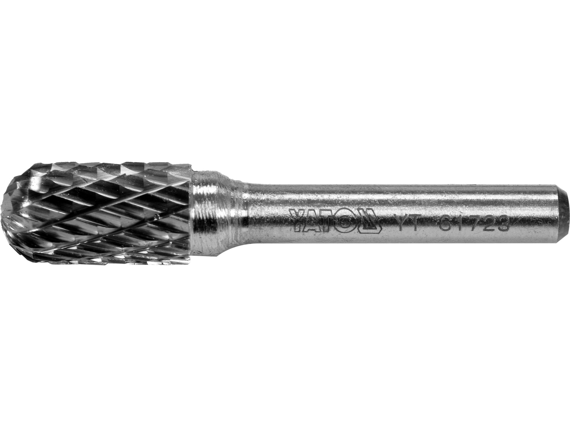 Frez trzpieniowy palcowy YATO 10x6mm z węglika wolframu do metali YT-61723