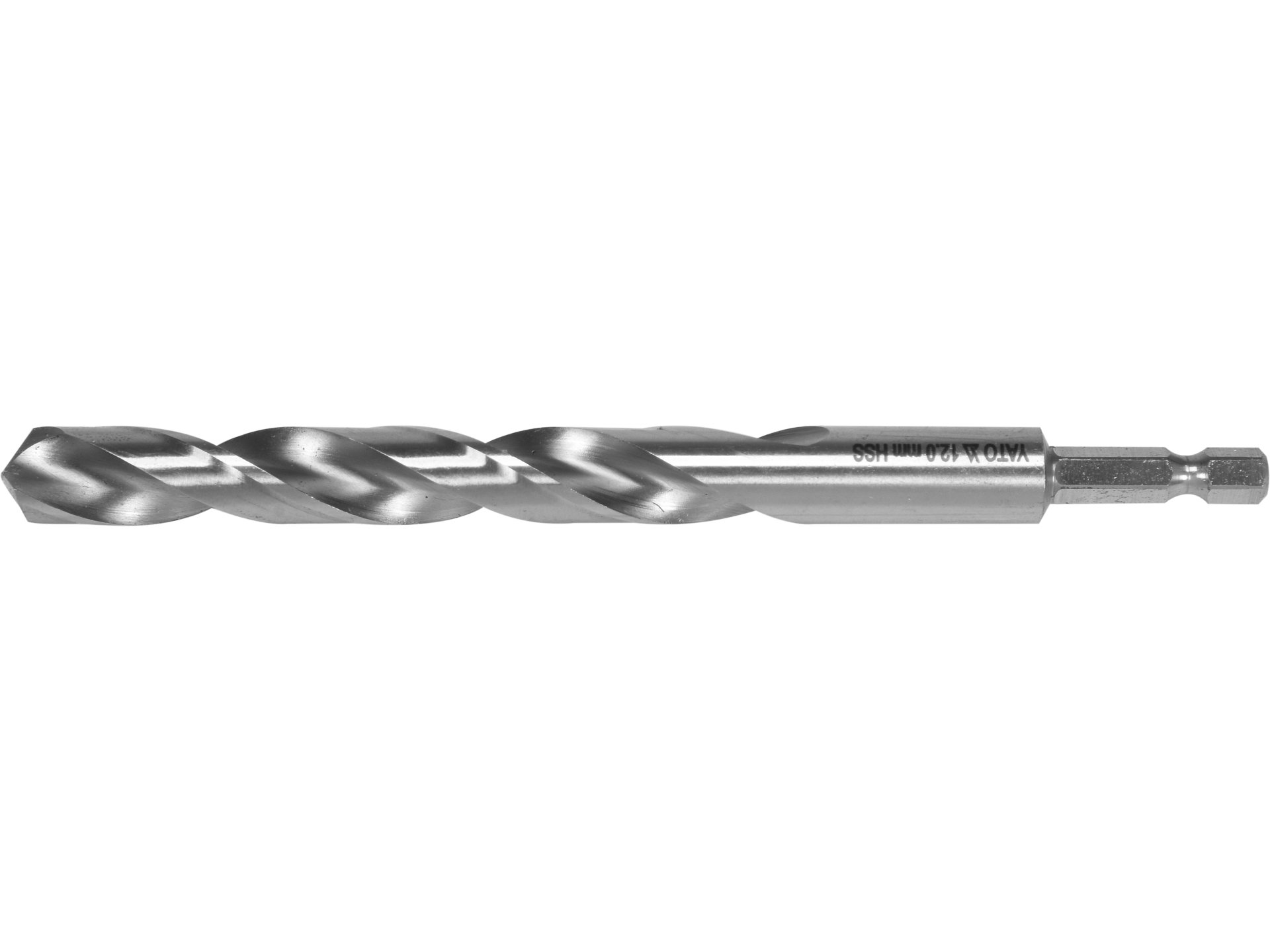 Wiertło do metalu HSS YATO 12mm uchwyt sześciokątny HEX 151mm profi YT-44883