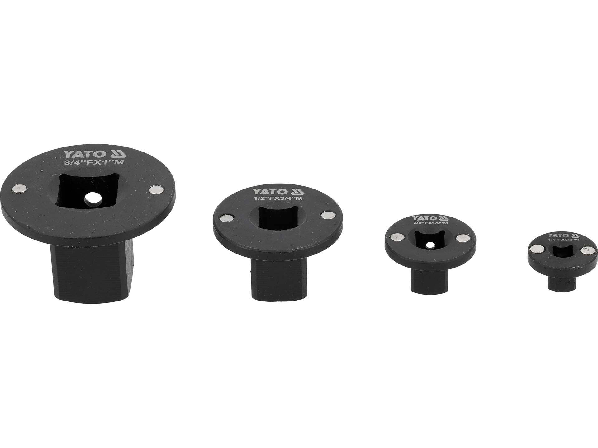 Zestaw krótkich redukcji udarowych 4 elementy YATO YT-10673