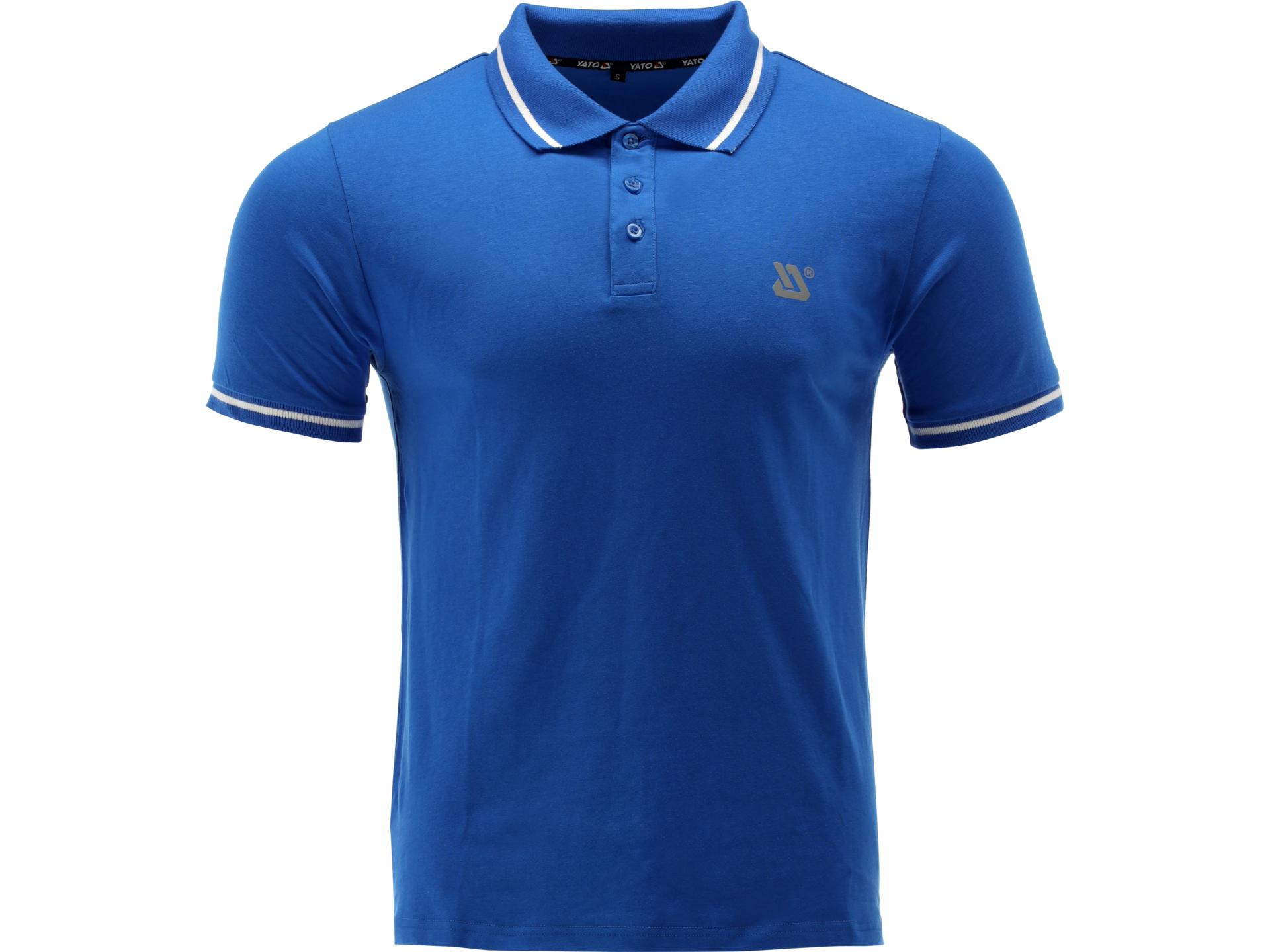 Koszulka polo męska YATO soft bawełniana 200g niebieska guziki rozmiar M YT-78625