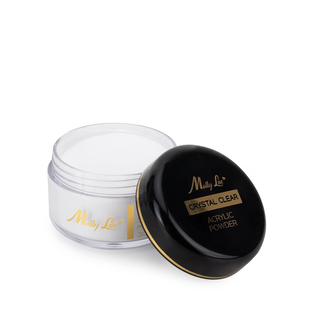 Puder akrylowy do paznokci MollyLac Acrylic Powder Crystal Clear 30 g