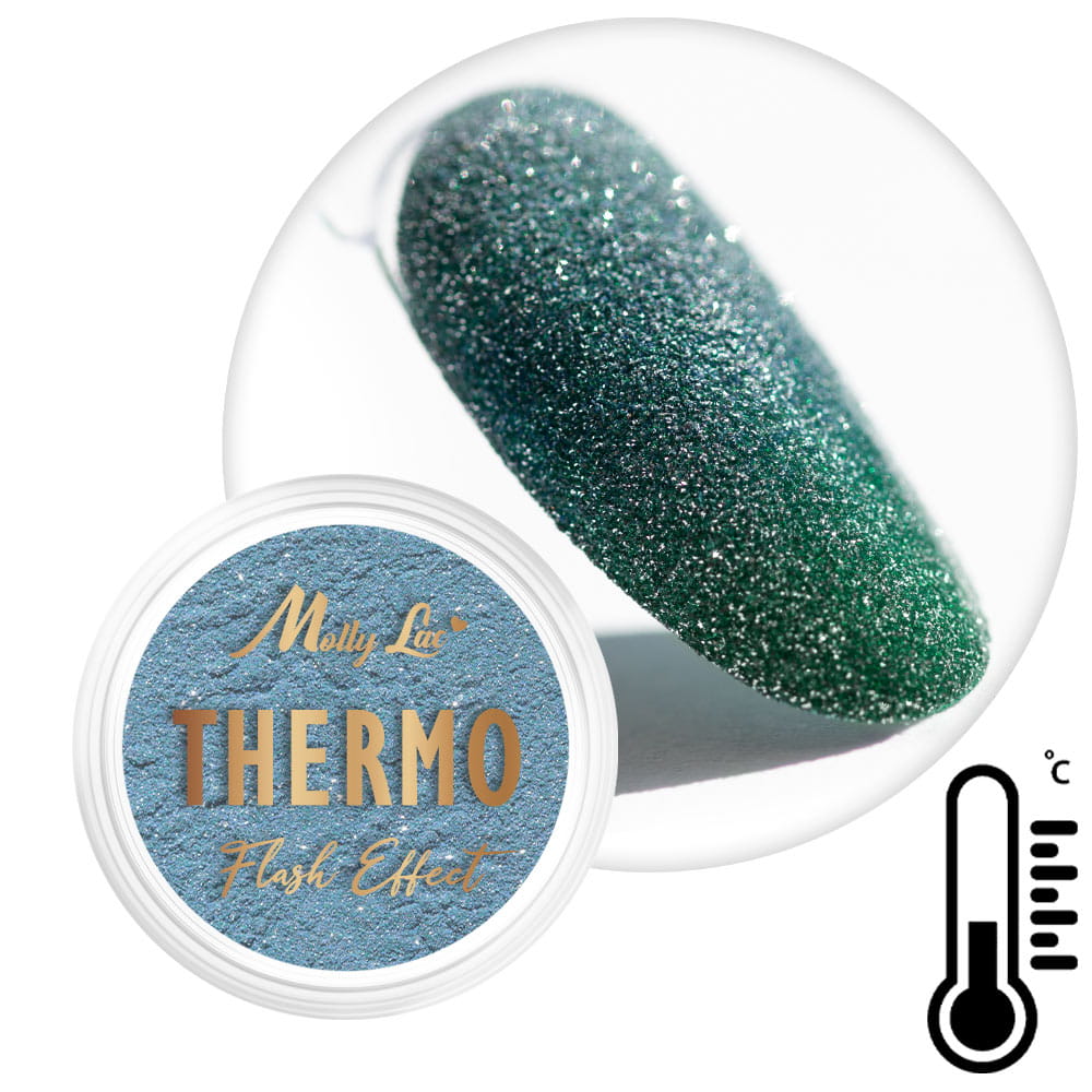 Pyłek do paznokci Thermo Flash Effect MollyLac 0,5 g Nr 7
