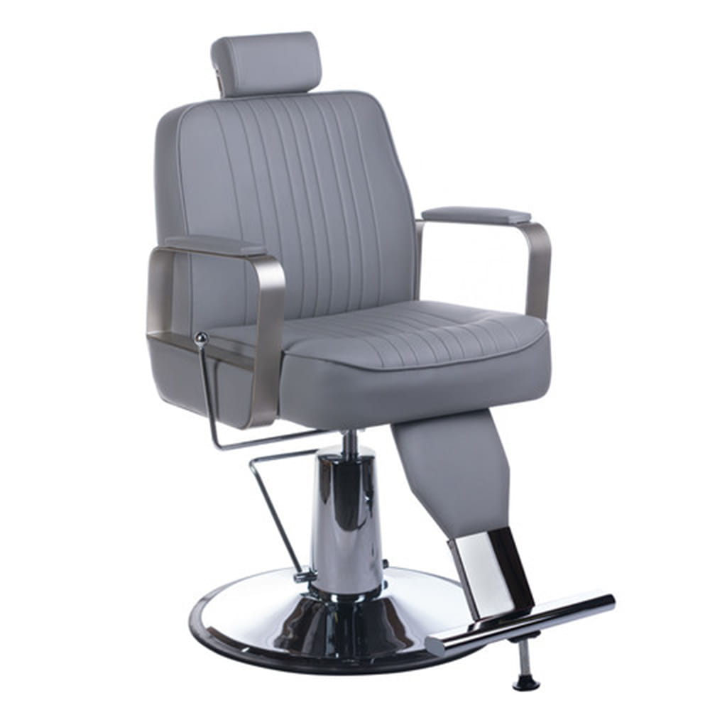 BS Fotel barberski Homer BH-31237 Jasny szary