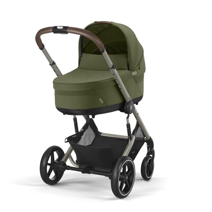 Cybex Balios S Lux - wózek spacerowy z gondolą S Lux-Moss Green (Taupe Frame)