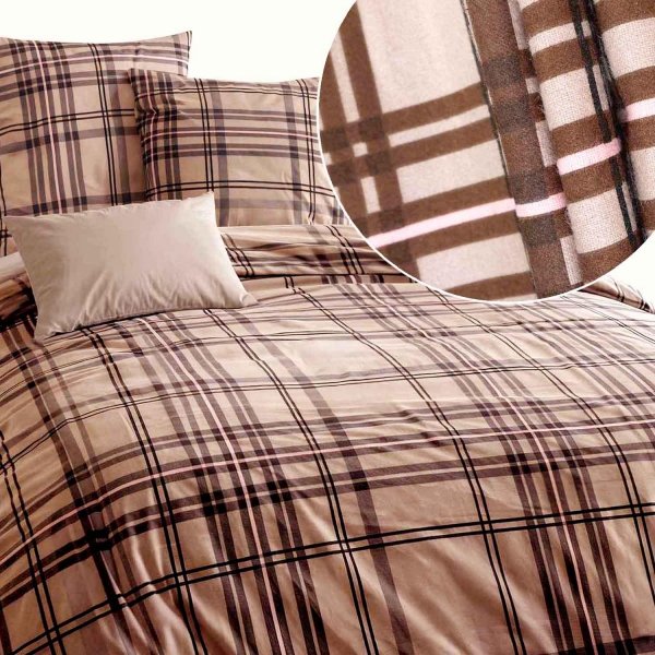 Pościel flanelowa, gruba FLANELA 180x200 wz. 31524/1 kolekcja FlaneLOVE