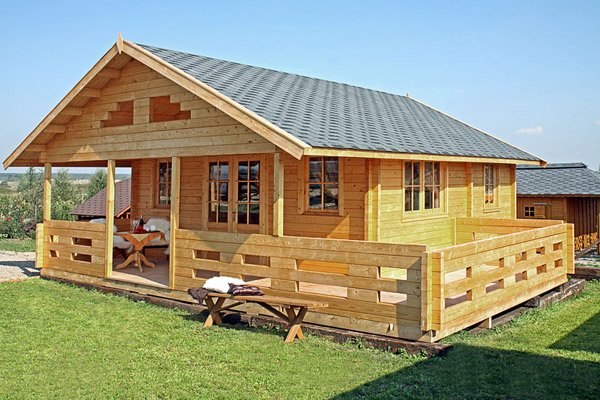 Domek Sylwia 600 x 600 cm + Taras 200 x 600 cm i 200 x 500 cm