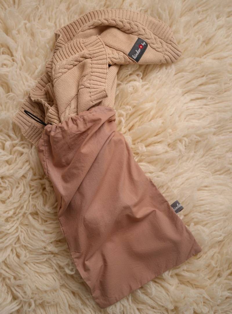 Worek do prania i przechowywania Kinder Hop Boho Beige, 45x25 cm