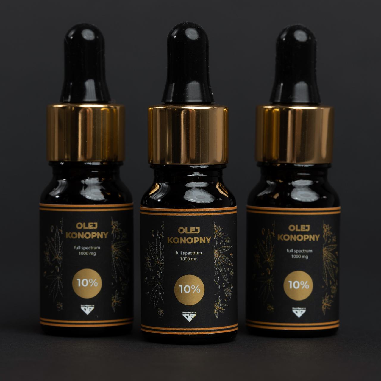3 za 2 - Olejki CBD 10% - Deep Breath