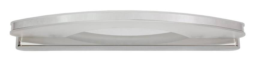 Srebrny kinkiet LED nad lustro do łazienki 58 cm Nike zimna biel