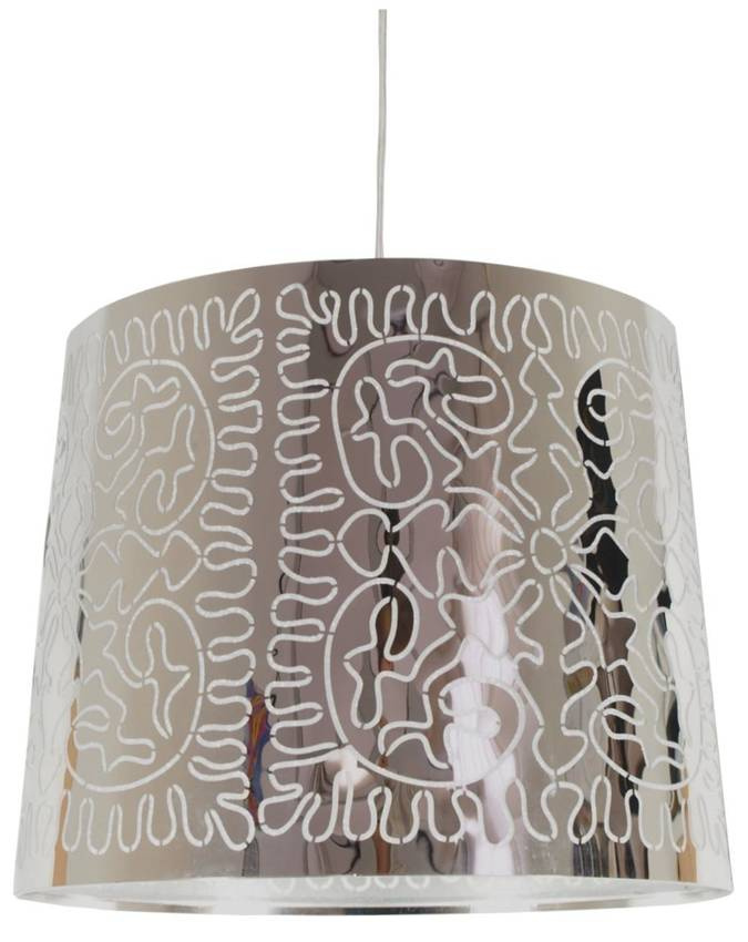 Chromowana lampa wisząca regulowana do salonu ANDROMEDA 3 punktowa