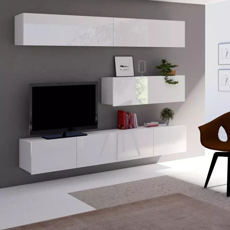 Meble do salonu biały połysk MODERN 8