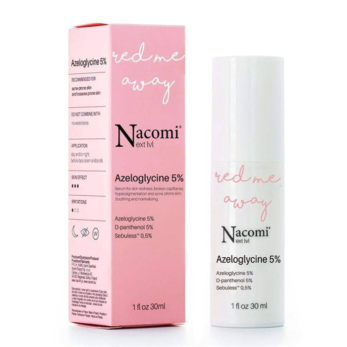 Nacomi Next Level Azeloglicyna 5% do cery naczynkowej i z trądzikiem różowatym 30 ml